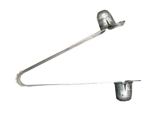 SPRING CLIP FOR METAL DETECTOR STEM/RODS